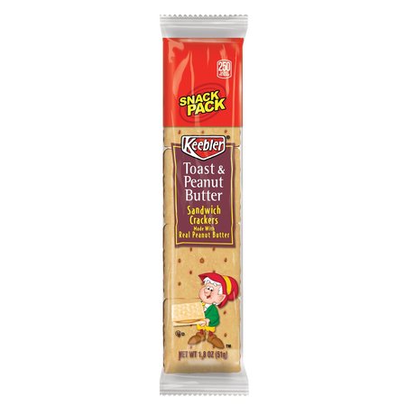 KEEBLER Toast and Peanut Butter Crackers 1.8 oz Pouch 21166